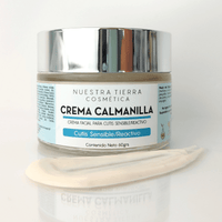 Calmanilla Crema Facial Calmante ideal para piel sensible y rosácea - Nuestra Tierra Cosmética Ancestral