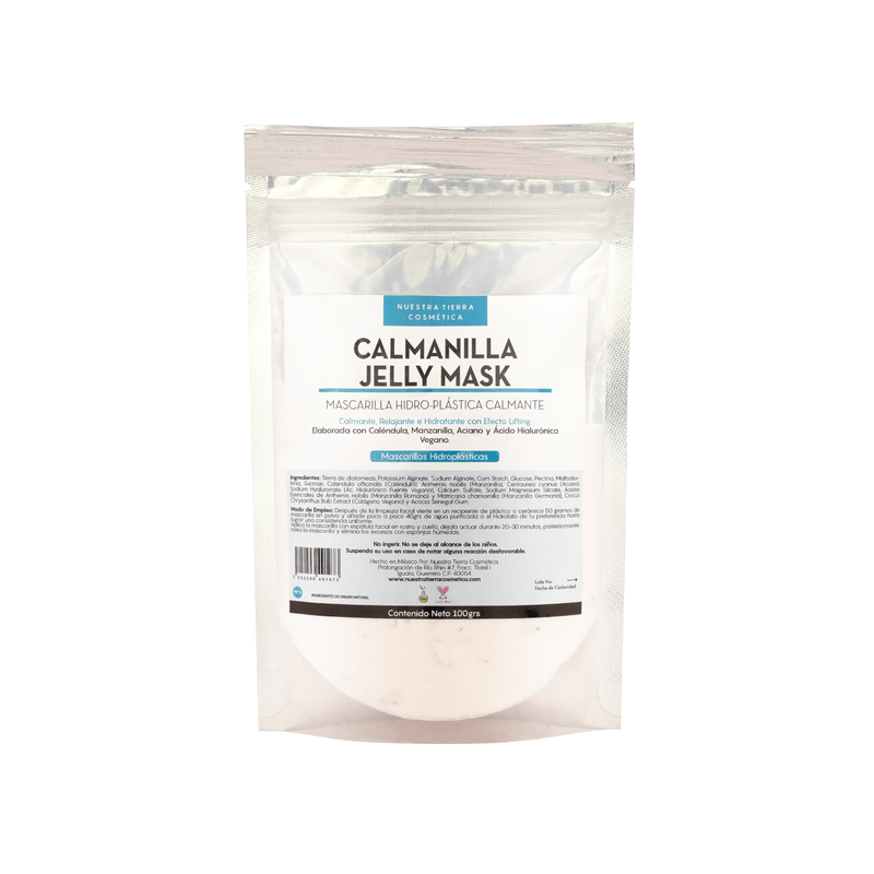 Calmanilla Mascarilla Hidro - Plastica con Caléndula y Manzanilla - Nuestra Tierra Cosmética Ancestral