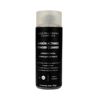 Carbon Activado Powder Cleanser - Limpiador facial en polvo - Nuestra Tierra Cosmética Ancestral