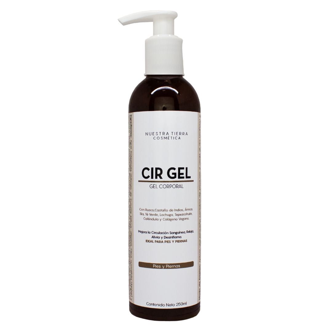 Cir Gel Relajante, Descongestionante y Anti - Varices - Nuestra Tierra Cosmética Ancestral