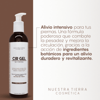 Cir Gel Relajante, Descongestionante y Anti - Varices - Nuestra Tierra Cosmética Ancestral