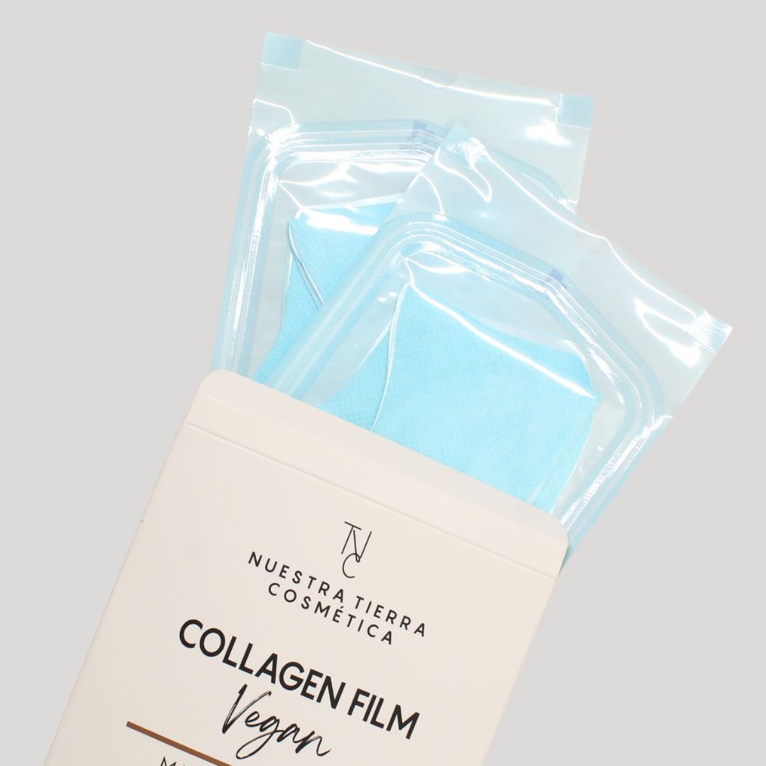Collagen Film Mascarilla De Colageno Vegano en Laminas - Nuestra Tierra Cosmética Ancestral