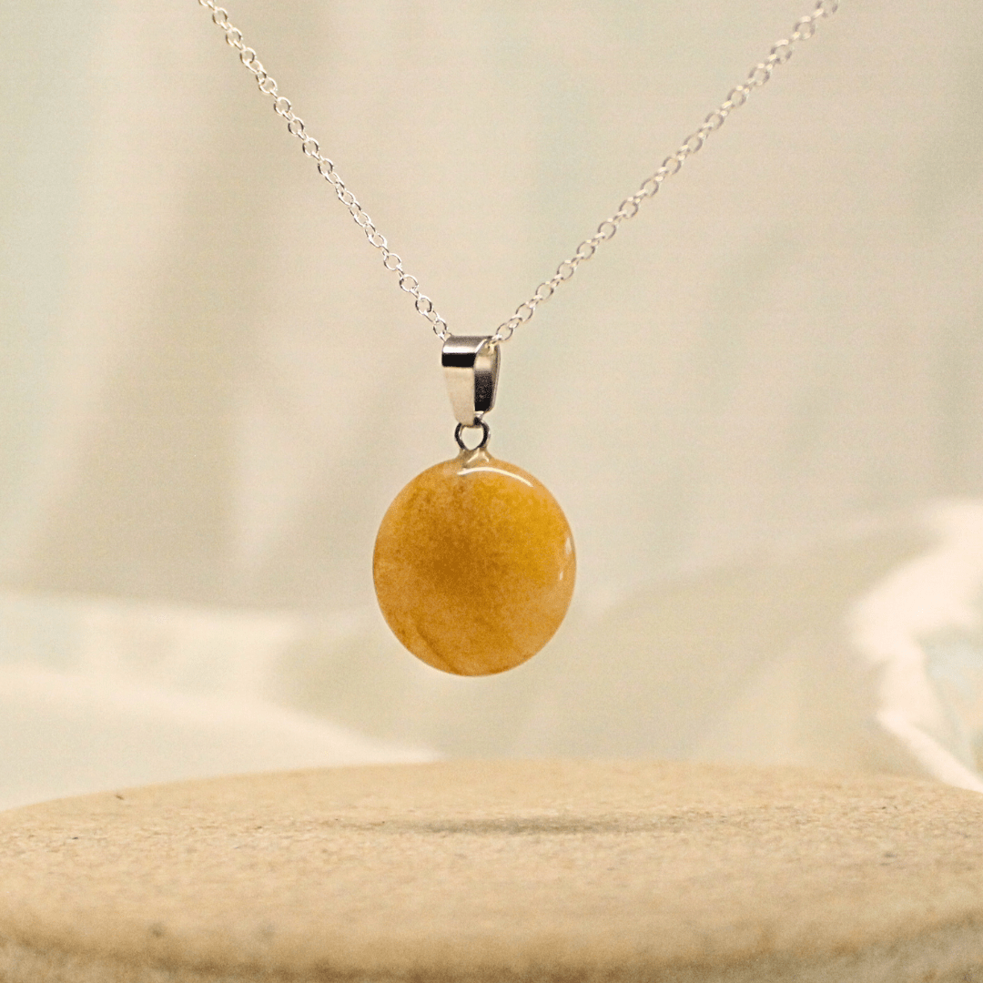 Collar de poder Circulo de Cuarzo con cadena de plata 💎✨ - Nuestra Tierra Cosmética Ancestral
