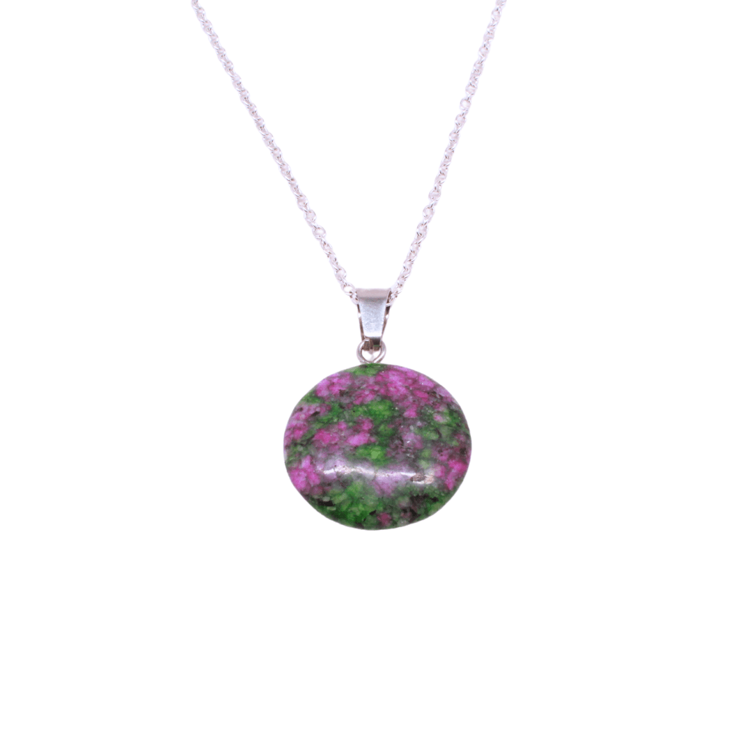 Collar de poder Circulo de Cuarzo con cadena de plata 💎✨ - Nuestra Tierra Cosmética Ancestral