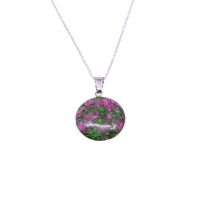 Collar de poder Circulo de Cuarzo con cadena de plata 💎✨ - Nuestra Tierra Cosmética Ancestral