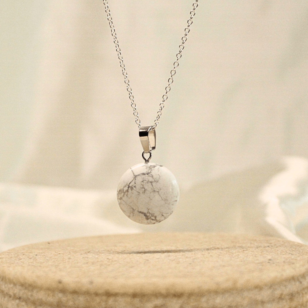 Collar de poder Circulo de Cuarzo con cadena de plata 💎✨ - Nuestra Tierra Cosmética Ancestral