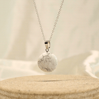 Collar de poder Circulo de Cuarzo con cadena de plata 💎✨ - Nuestra Tierra Cosmética Ancestral