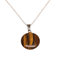 Collar de poder Circulo de Cuarzo con cadena de plata 💎✨ - Nuestra Tierra Cosmética Ancestral