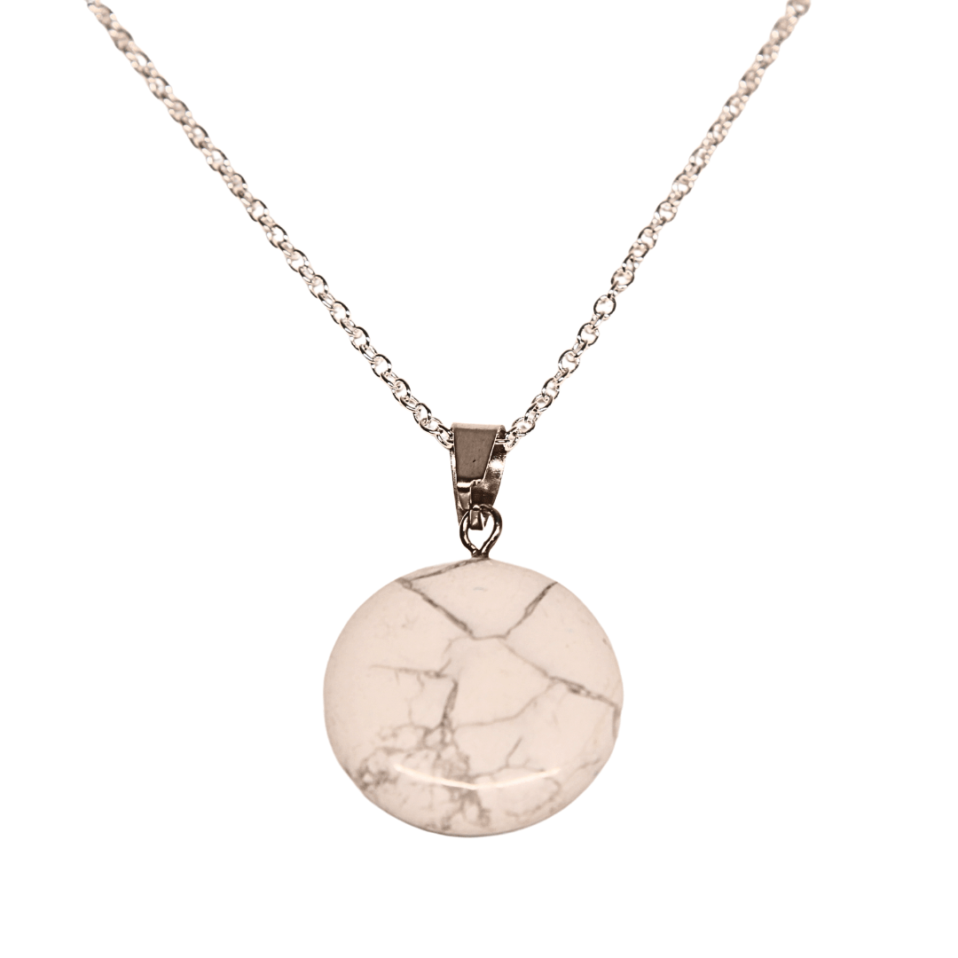 Collar de poder Circulo de Cuarzo con cadena de plata 💎✨ - Nuestra Tierra Cosmética Ancestral