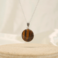 Collar de poder Circulo de Cuarzo con cadena de plata 💎✨ - Nuestra Tierra Cosmética Ancestral