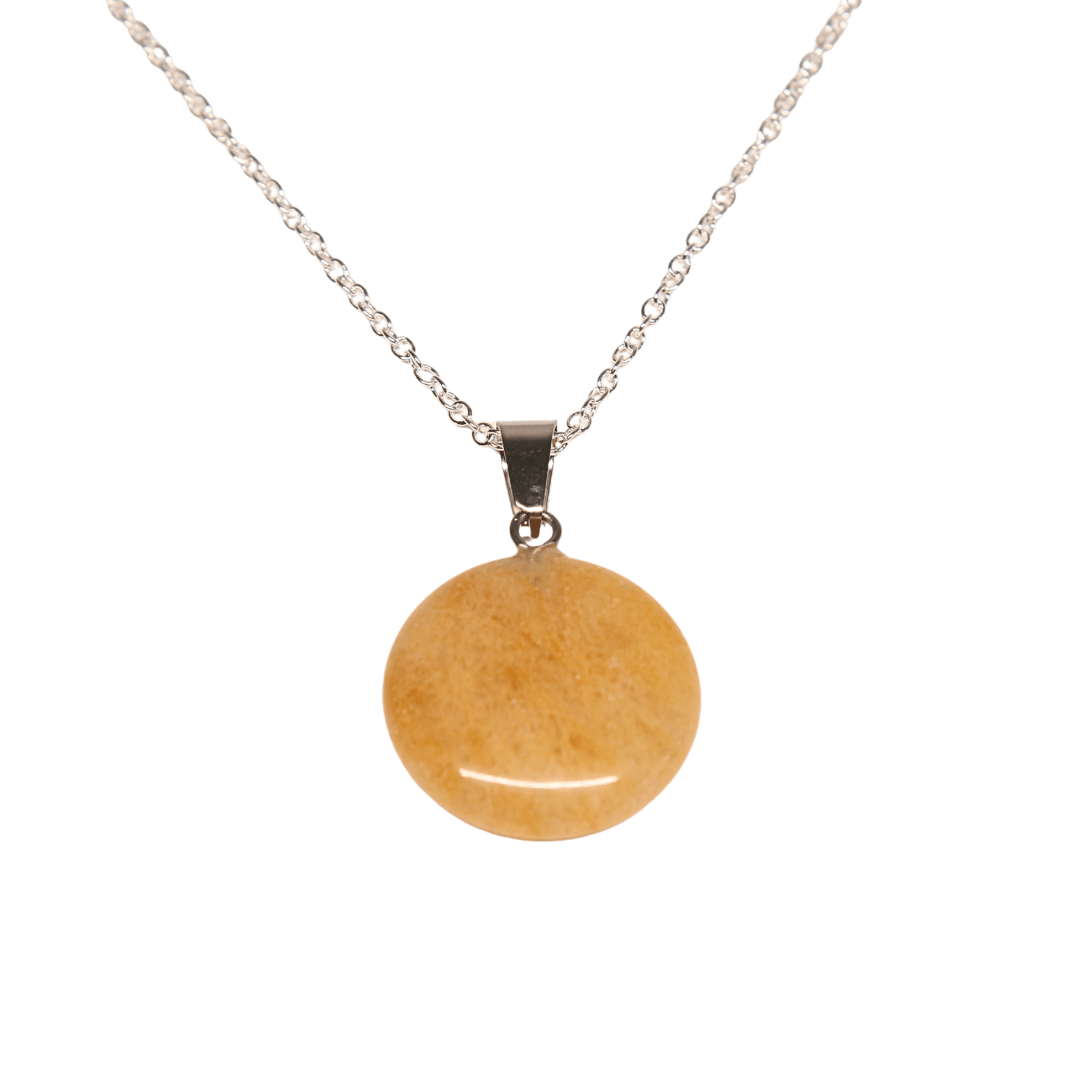 Collar de poder Circulo de Cuarzo con cadena de plata 💎✨ - Nuestra Tierra Cosmética Ancestral