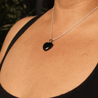 Collar de poder Corazon de Cuarzo con cadena de plata 💎✨ - Nuestra Tierra Cosmética Ancestral
