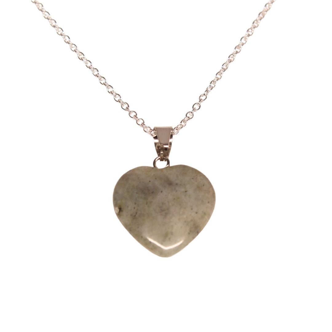 Collar de poder Corazon de Cuarzo con cadena de plata 💎✨ - Nuestra Tierra Cosmética Ancestral