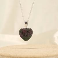 Collar de poder Corazon de Cuarzo con cadena de plata 💎✨ - Nuestra Tierra Cosmética Ancestral