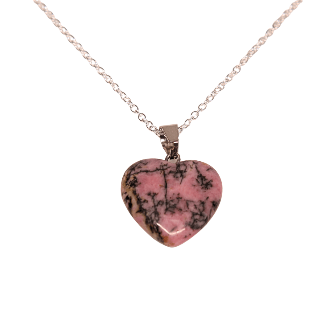 Collar de poder Corazon de Cuarzo con cadena de plata 💎✨ - Nuestra Tierra Cosmética Ancestral