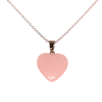 Collar de poder Corazon de Cuarzo con cadena de plata 💎✨ - Nuestra Tierra Cosmética Ancestral