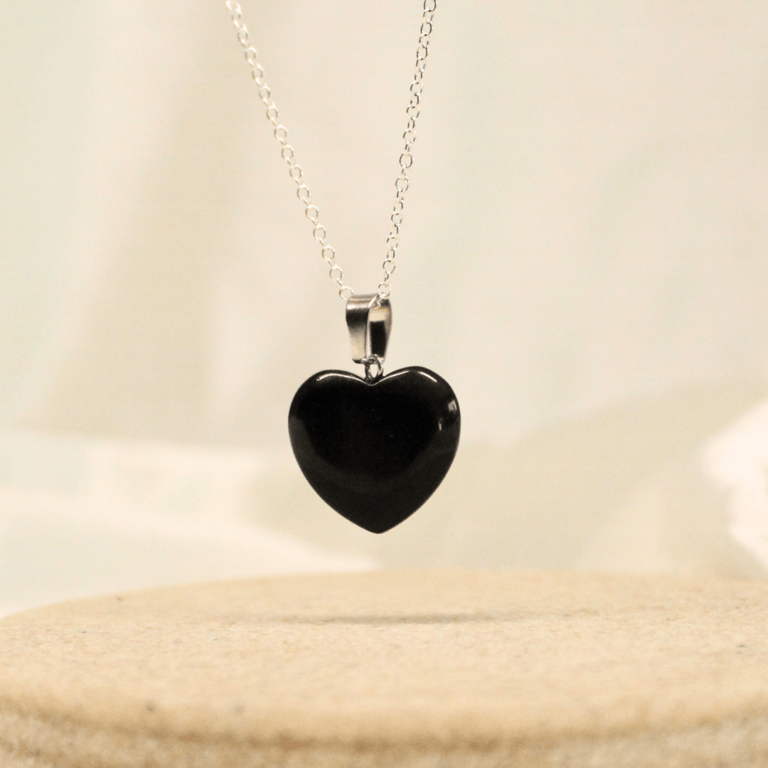 Collar de poder Corazon de Cuarzo con cadena de plata 💎✨ - Nuestra Tierra Cosmética Ancestral