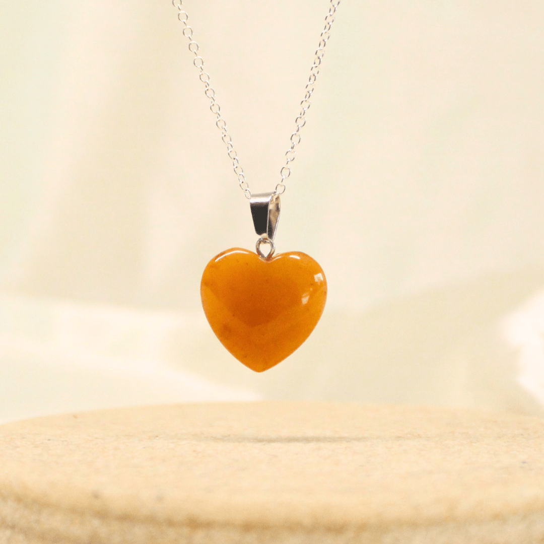 Collar de poder Corazon de Cuarzo con cadena de plata 💎✨ - Nuestra Tierra Cosmética Ancestral