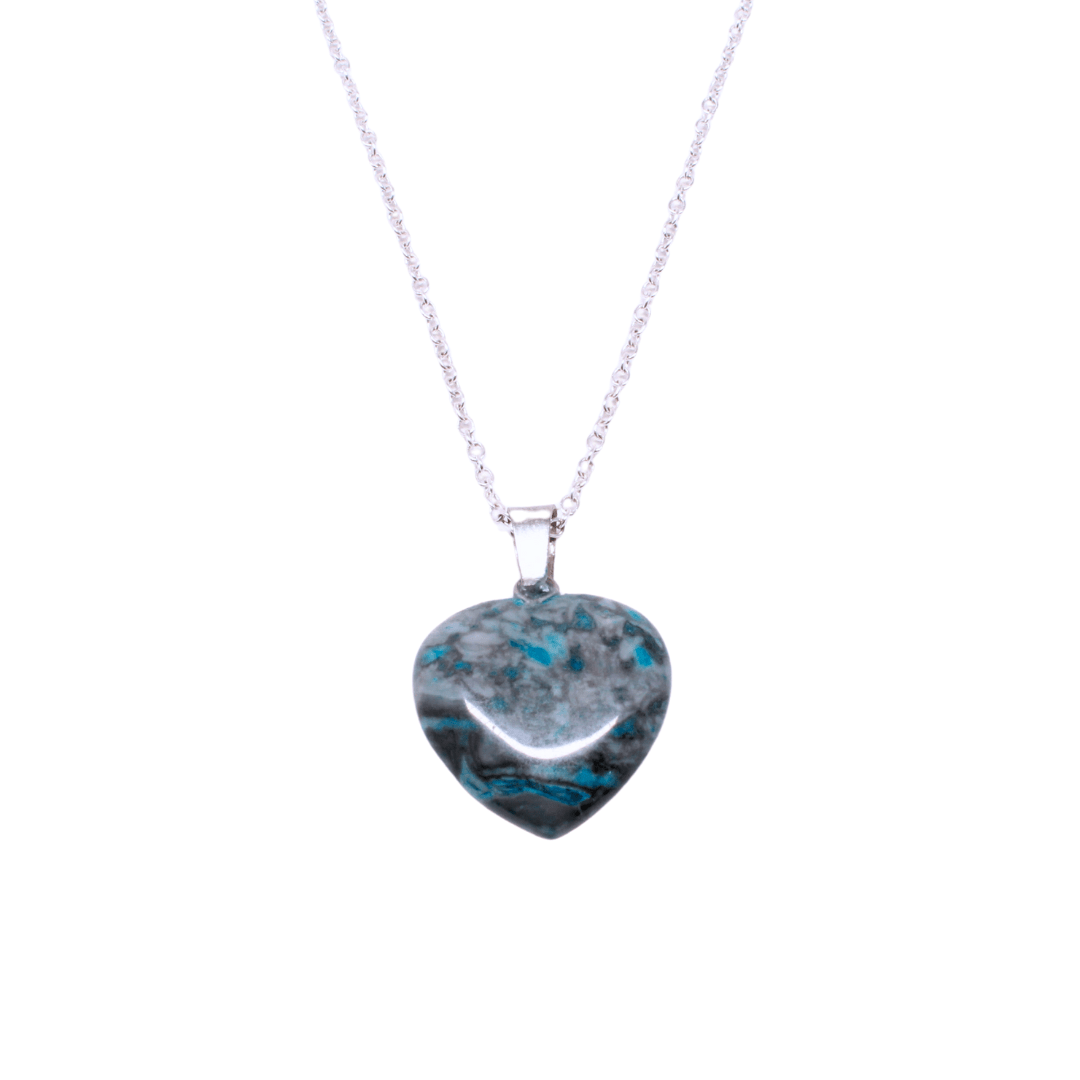 Collar de poder Corazon de Cuarzo con cadena de plata 💎✨ - Nuestra Tierra Cosmética Ancestral