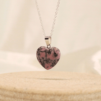 Collar de poder Corazon de Cuarzo con cadena de plata 💎✨ - Nuestra Tierra Cosmética Ancestral