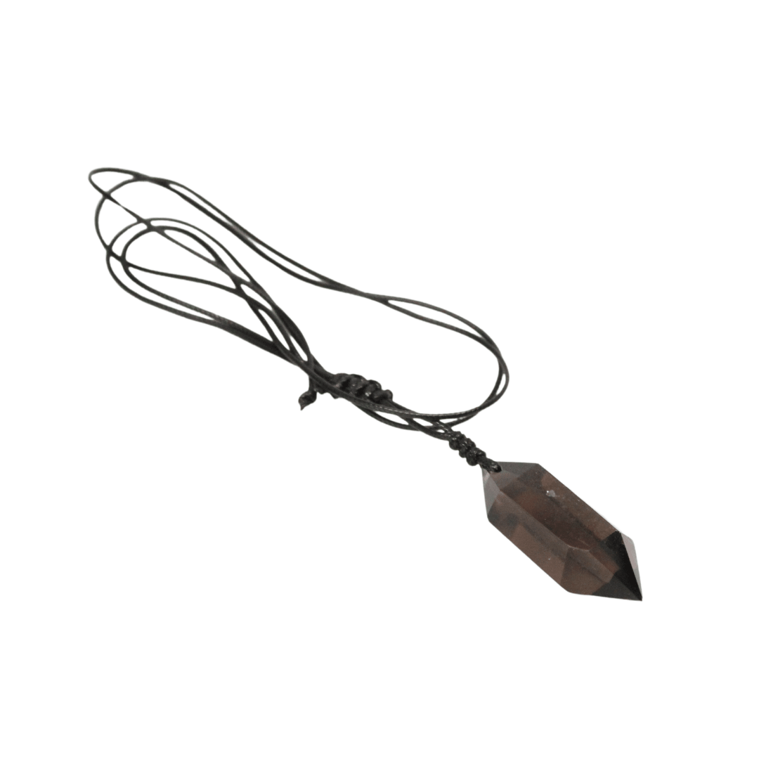 Collar de poder Cuarzo Ahumado 💎 - Nuestra Tierra Cosmética Ancestral