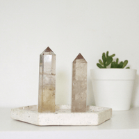 Columna de Cuarzo Ahumado 💎 - Nuestra Tierra Cosmética Ancestral