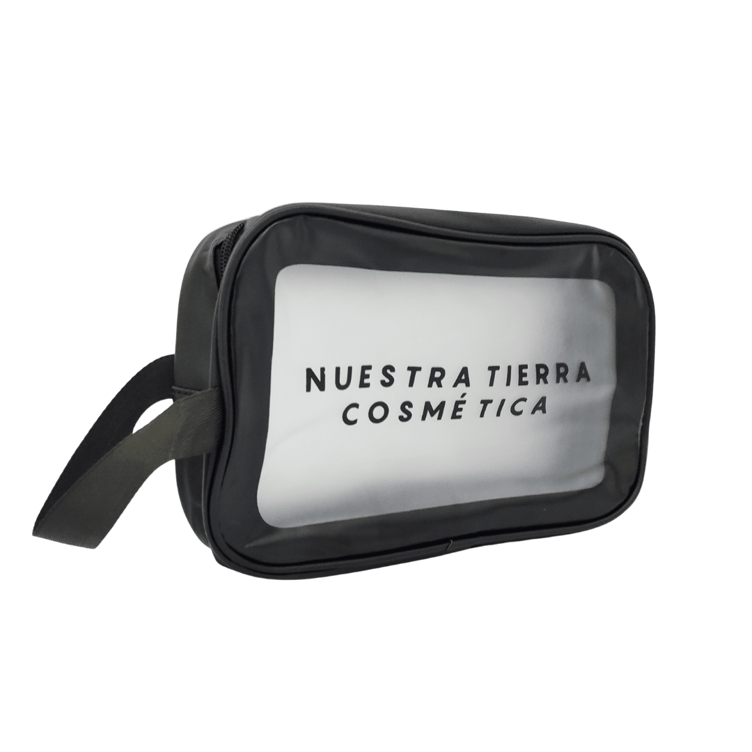 Cosmetiquera Negra - Nuestra Tierra Cosmética Ancestral