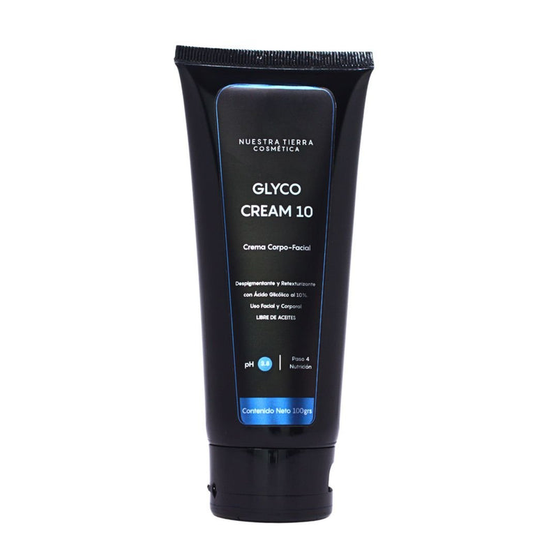 Crema Aclarante con Acido Glicolico al 10% - Nuestra Tierra Cosmética Ancestral