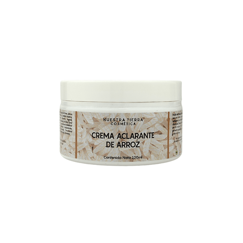 Crema Aclarante de Arroz - Nuestra Tierra Cosmética Ancestral