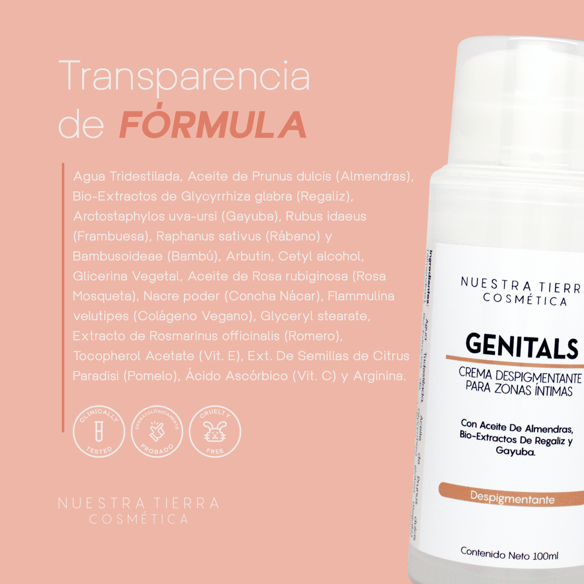 Crema Aclarante para zonas Intimas - Nuestra Tierra Cosmética Ancestral