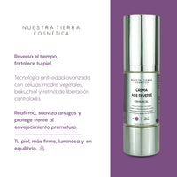 Crema Anti - arrugas Age Reverse Bakuchiol - Nuestra Tierra Cosmética Ancestral