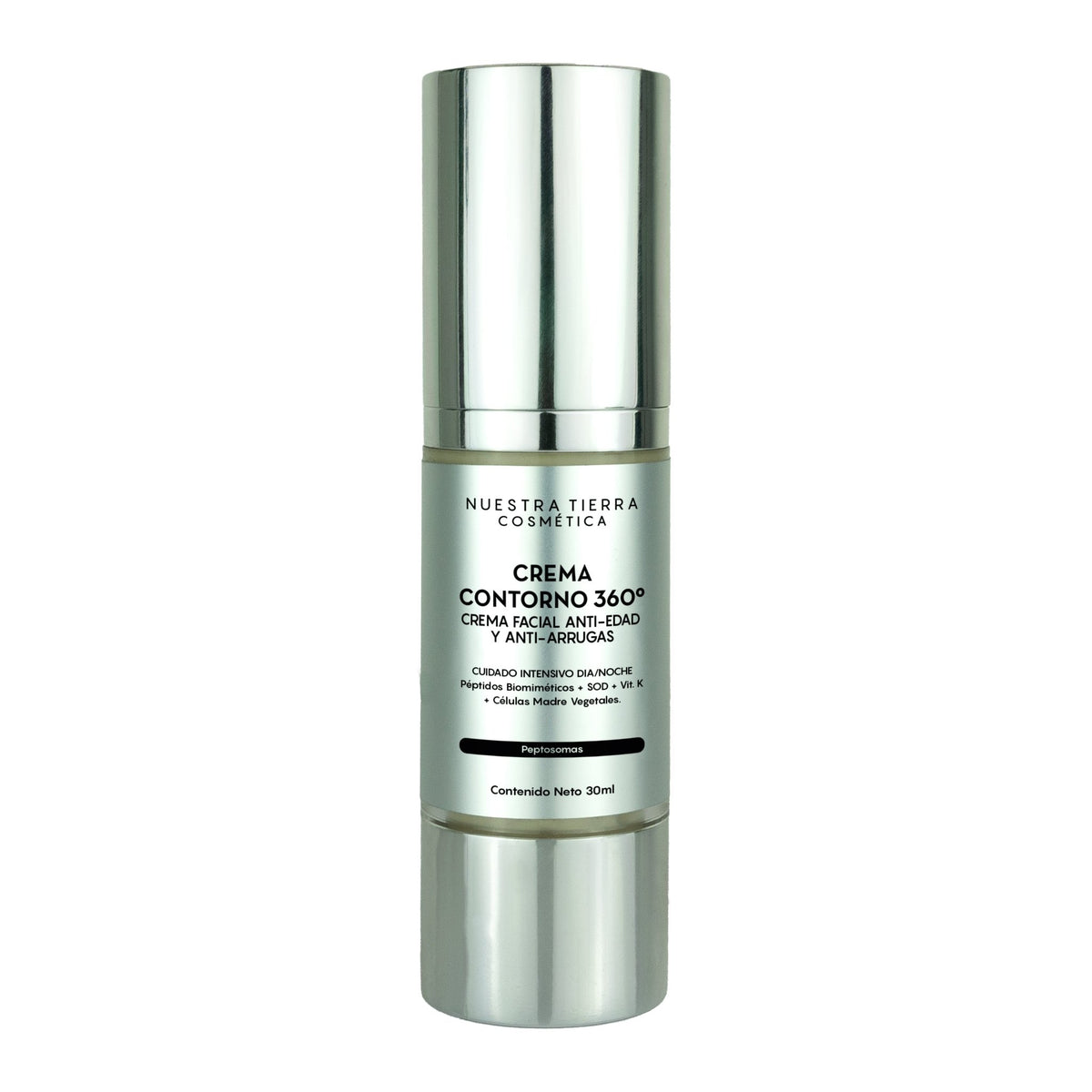 Crema Contorno 360° Anti - edad con péptidos - Nuestra Tierra Cosmética Ancestral