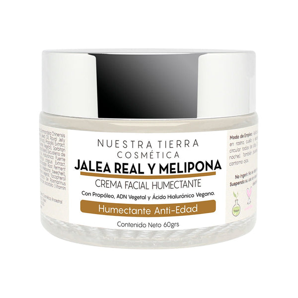 Crema de Jalea Real y Miel Melipona Humectante y Reparadora - Nuestra Tierra Cosmética Ancestral