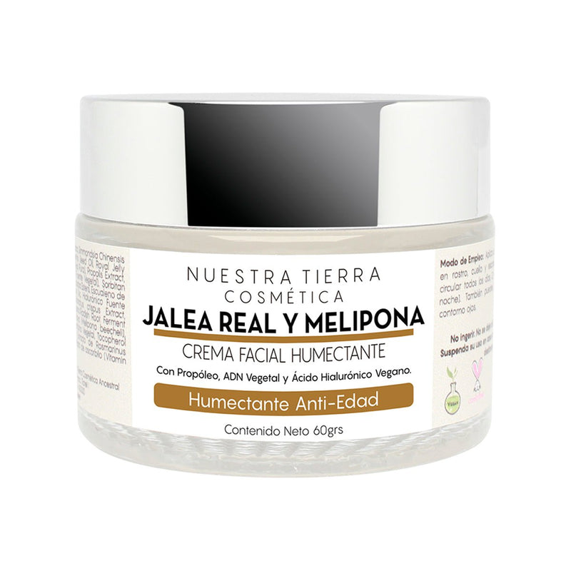 Crema de Jalea Real y Miel Melipona Humectante y Reparadora - Nuestra Tierra Cosmética Ancestral