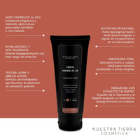 Crema Despigmentante Acido Mandelico 10% - Nuestra Tierra Cosmética Ancestral