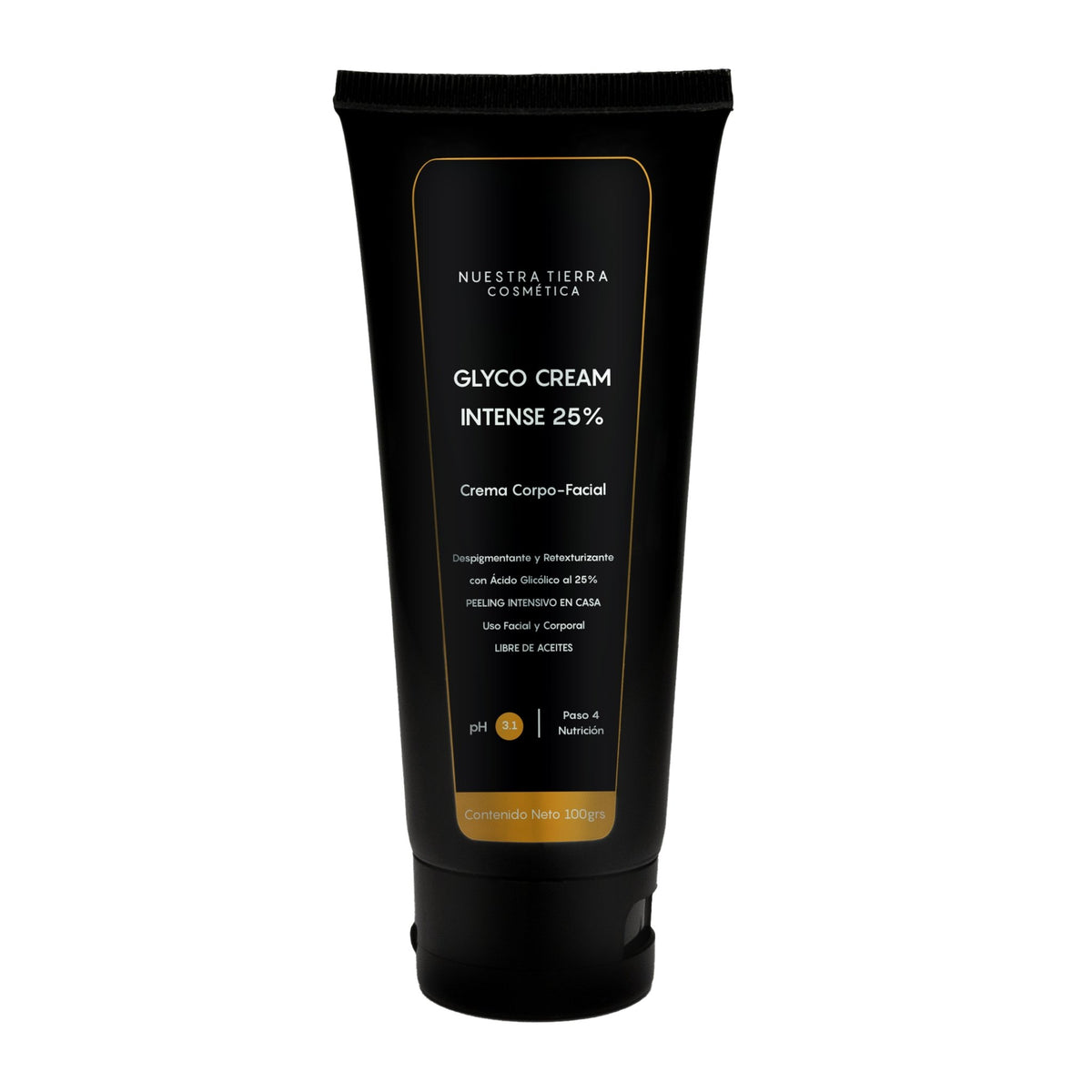 Crema Intensiva Acido Glicolico 25% Peeling - Nuestra Tierra Cosmética Ancestral