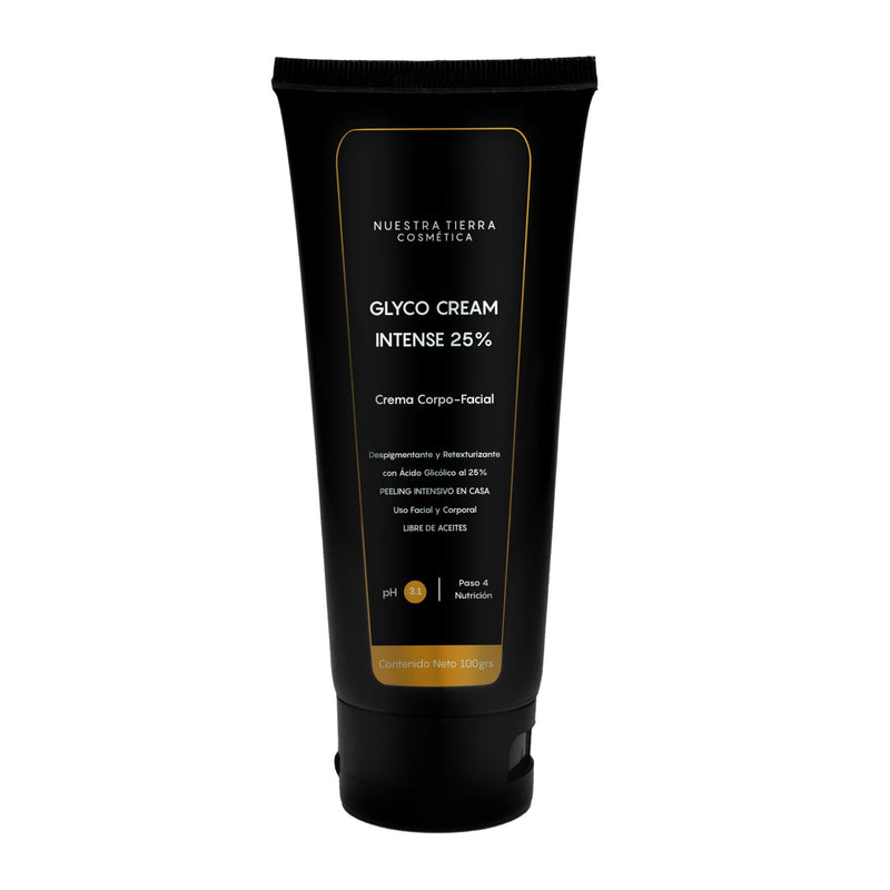Crema Intensiva Acido Glicolico 25% Peeling - Nuestra Tierra Cosmética Ancestral