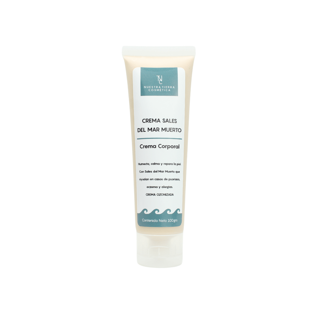Crema Ozonizada Sales del Mar Muerto Cicatrizante - Nuestra Tierra Cosmética Ancestral