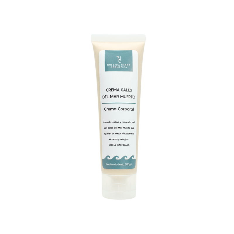 Crema Ozonizada Sales del Mar Muerto Cicatrizante - Nuestra Tierra Cosmética Ancestral