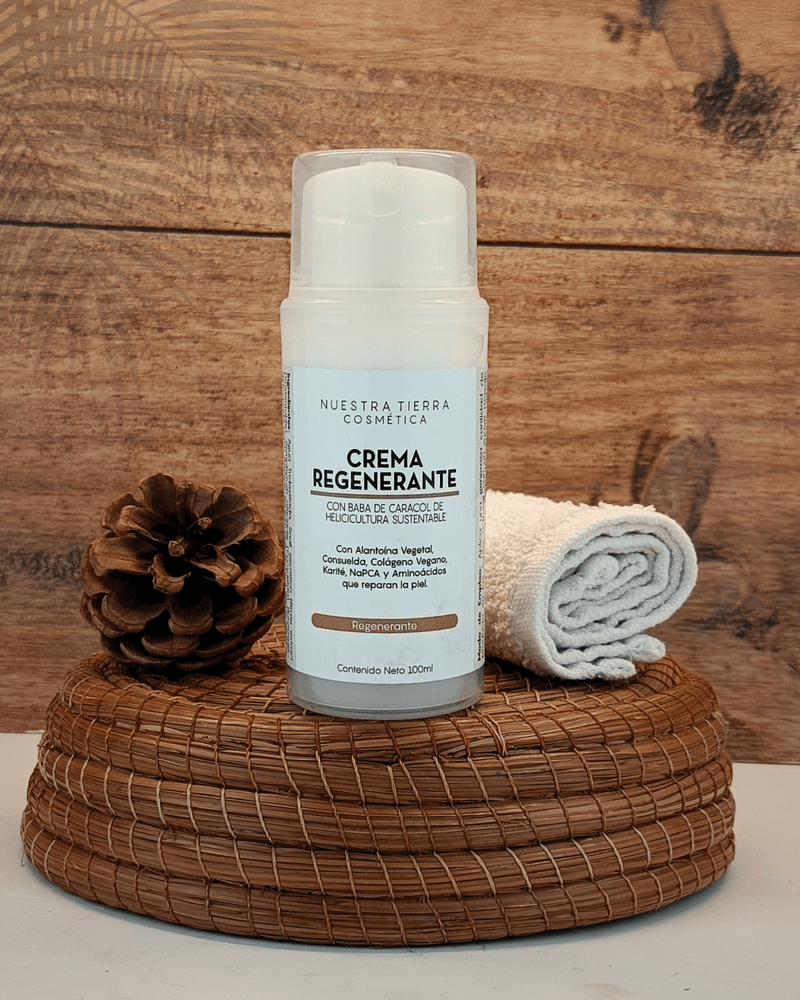 Crema Regenerante de Baba de Caracol - Nuestra Tierra Cosmética Ancestral