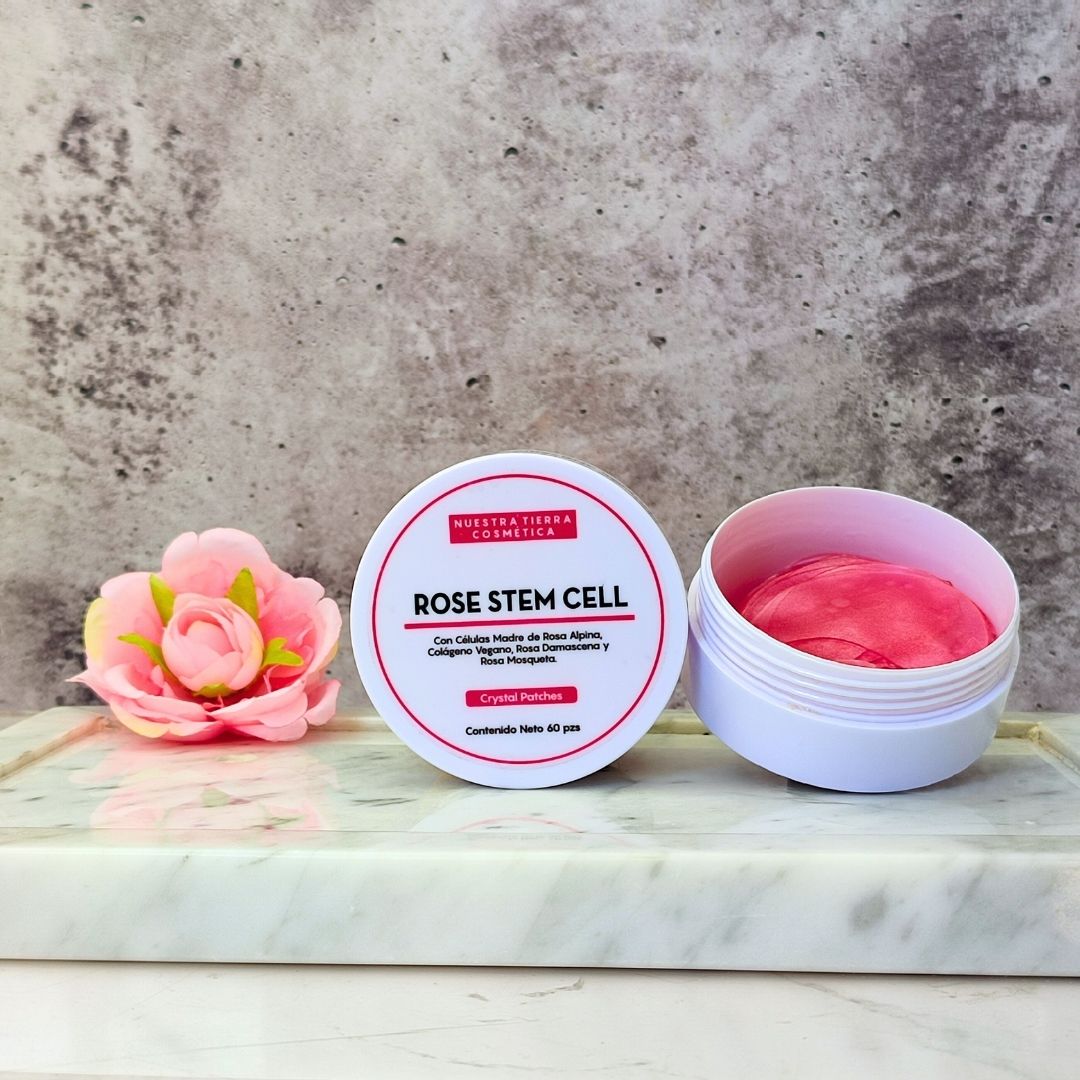 Crystal Patches Rose Stem Cell ✨ Células Madre + Péptidos Anti - edad - Nuestra Tierra Cosmética Ancestral
