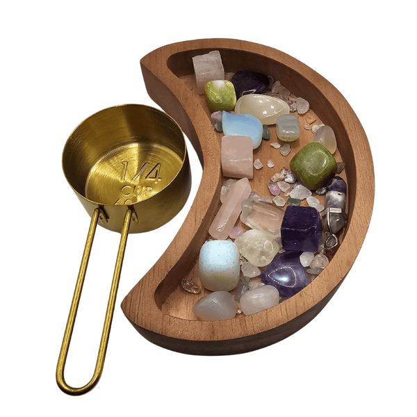 Cucharada de Cuarzos Mezcla Propósitos - Nuestra Tierra Cosmética Ancestral