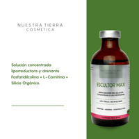 Escultor Max Solución Concentrada Reductiva Anti - Celulitis Vial - Nuestra Tierra Cosmética Ancestral