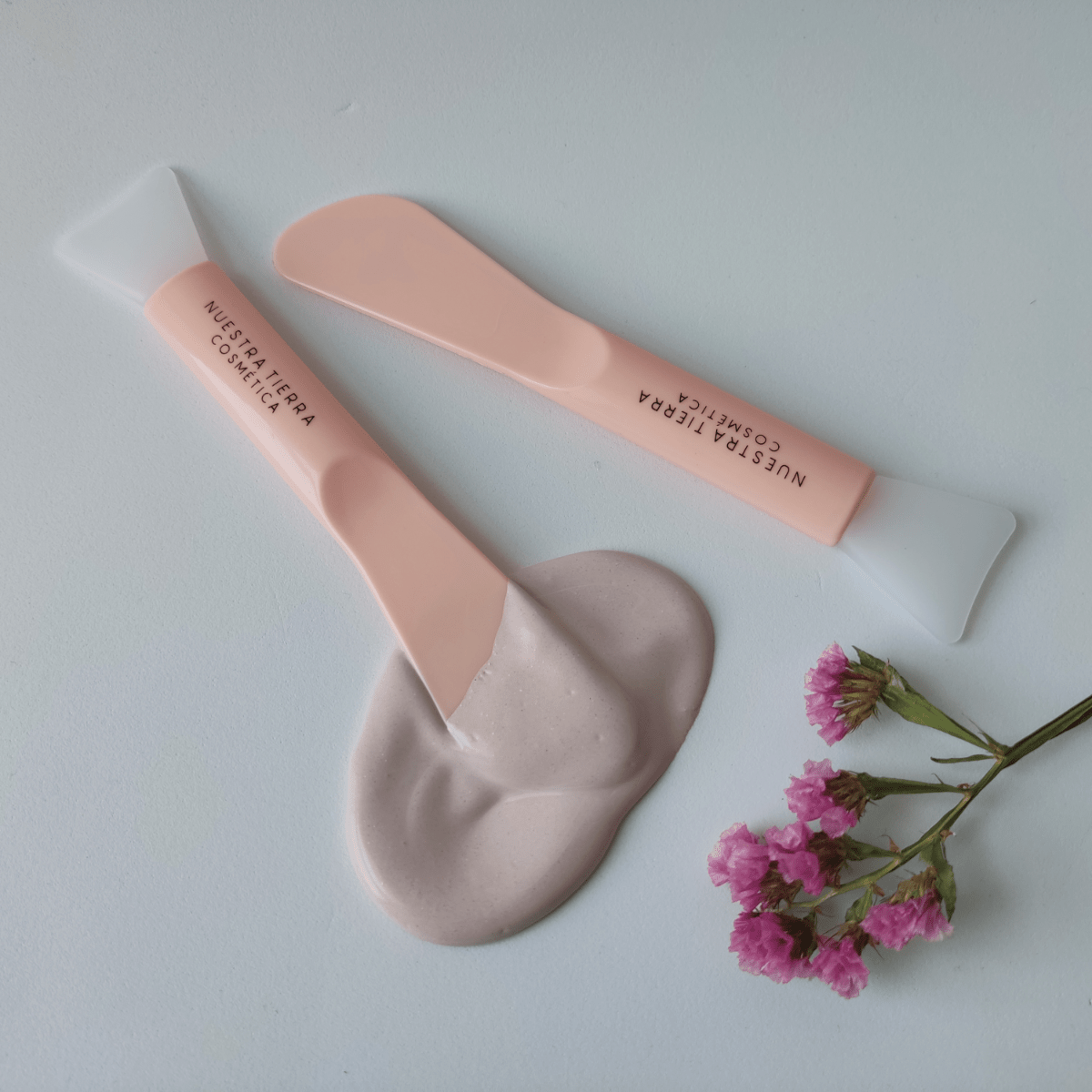 Espatula Doble Pink - Nuestra Tierra Cosmética Ancestral