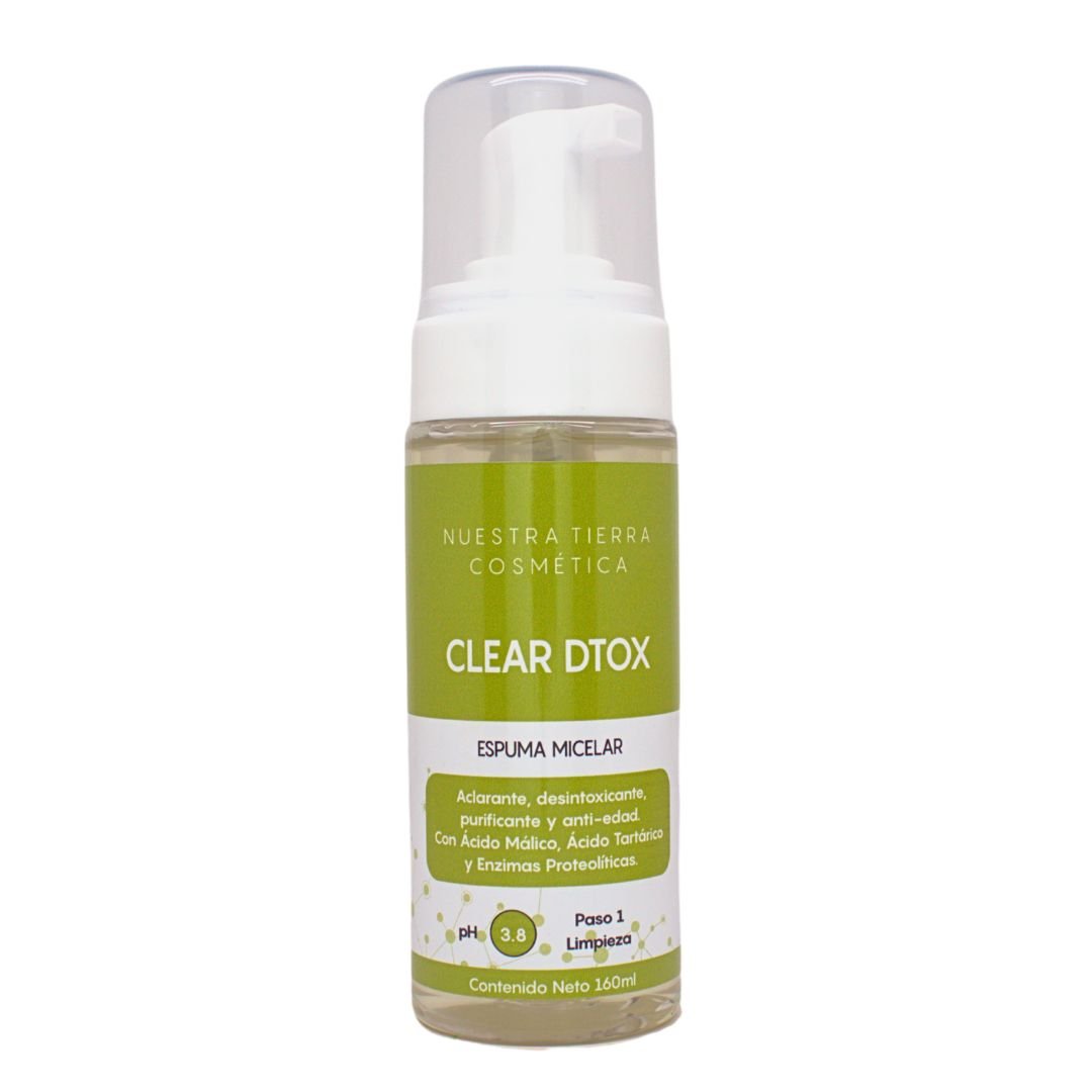 Espuma Micelar Clear Dtox - Nuestra Tierra Cosmética Ancestral