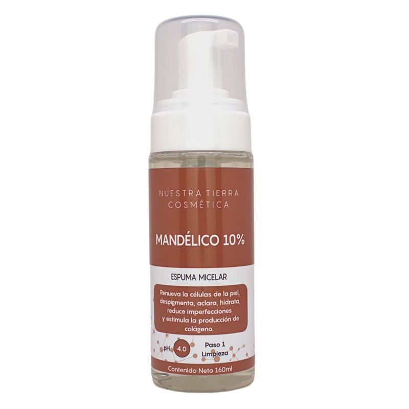 Espuma Micelar Mandélico 10% - Nuestra Tierra Cosmética Ancestral