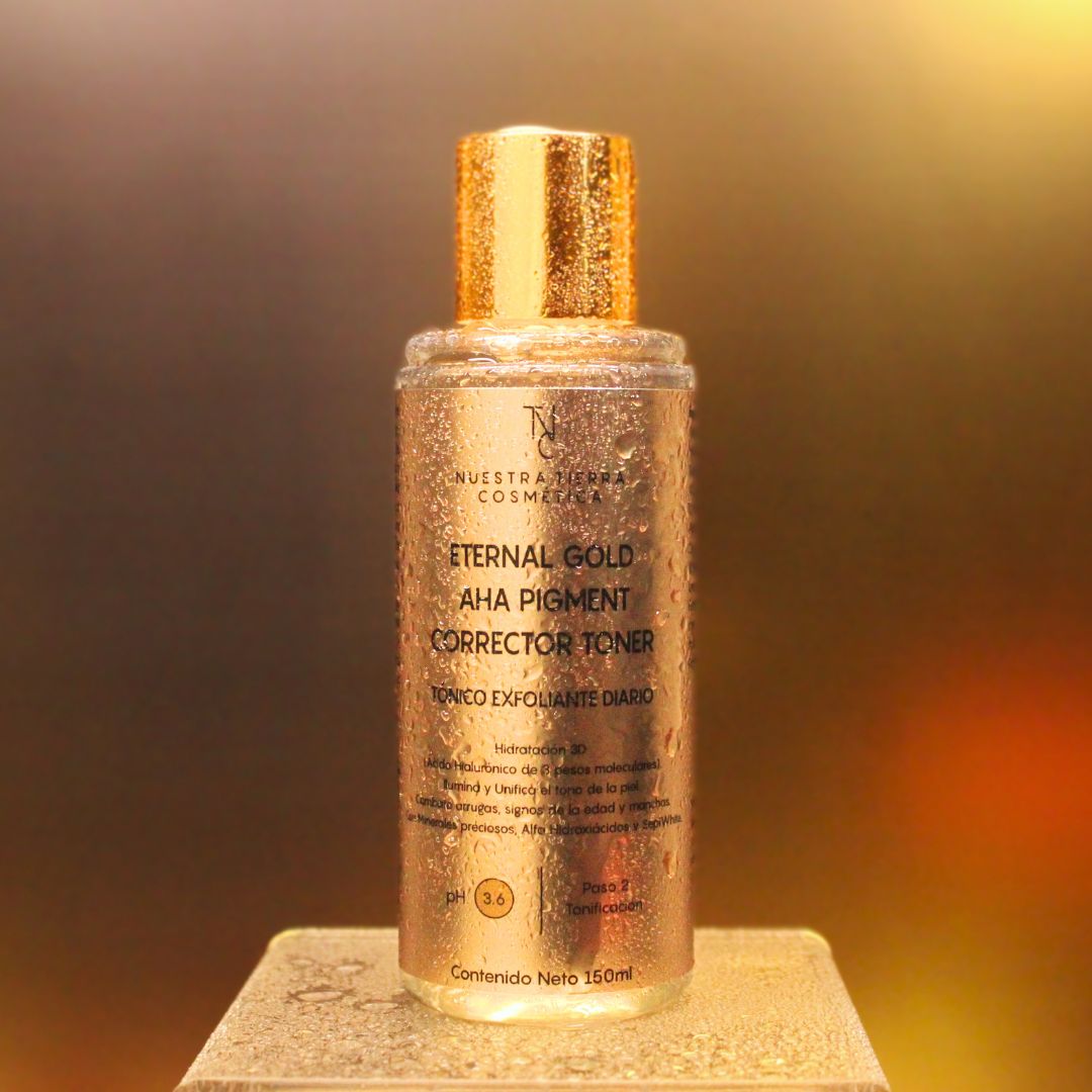 Eternal Gold Aha Pigment Corrector Toner - Nuestra Tierra Cosmética Ancestral