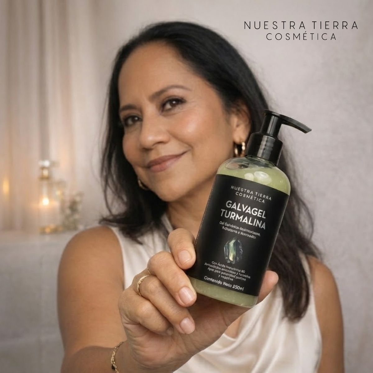GalvaGel Turmalina Gel Galvánico Desintoxicante Limpieza Profunda - Nuestra Tierra Cosmética Ancestral