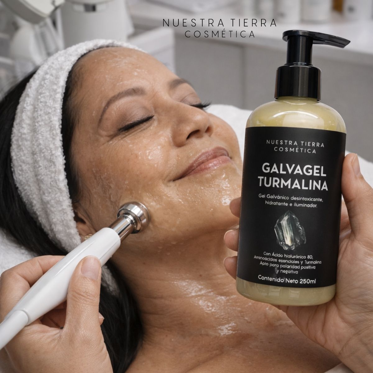 GalvaGel Turmalina Gel Galvánico Desintoxicante Limpieza Profunda - Nuestra Tierra Cosmética Ancestral