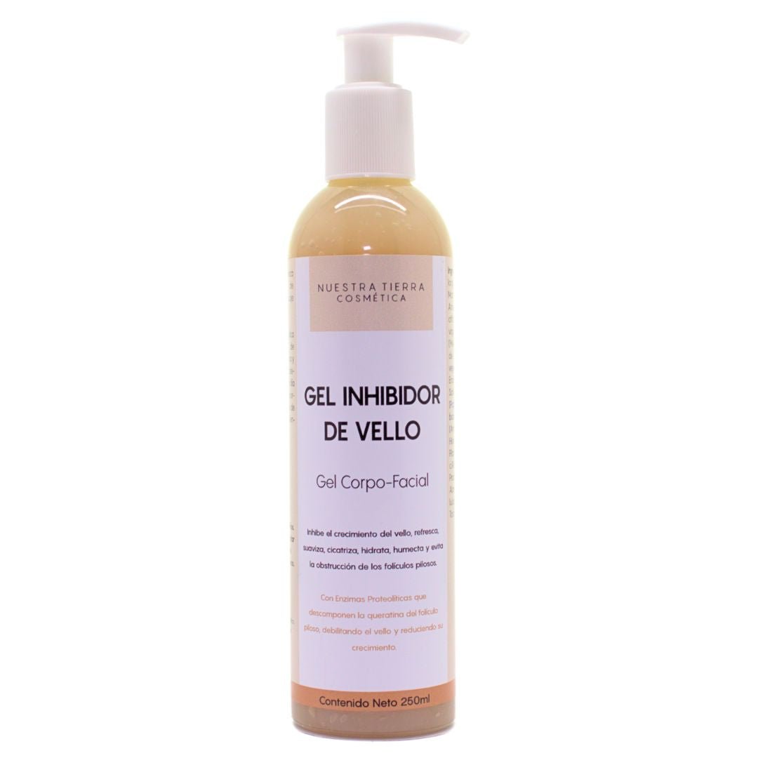 Gel Inhibidor del Vello - Nuestra Tierra Cosmética Ancestral
